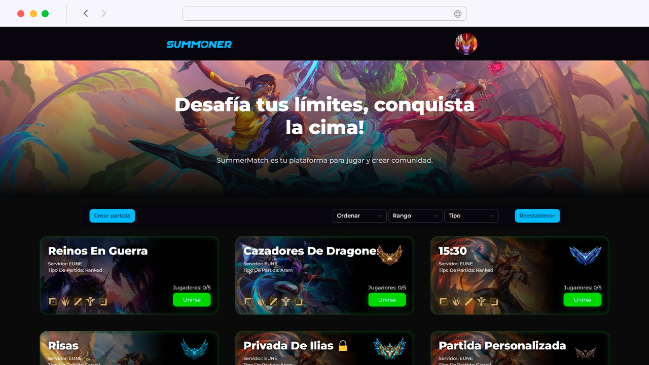 Summoner Match screenshot