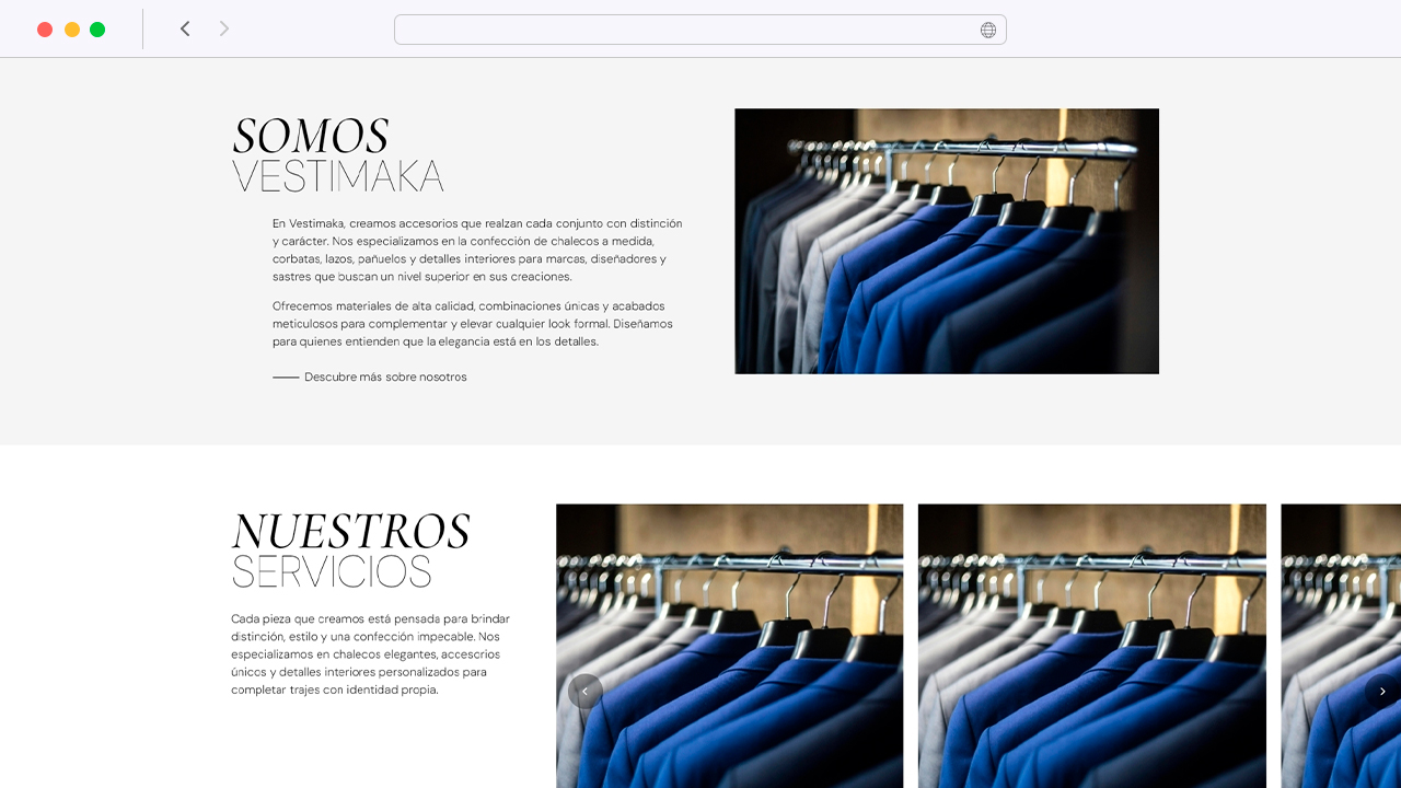 Vestimaka screenshot